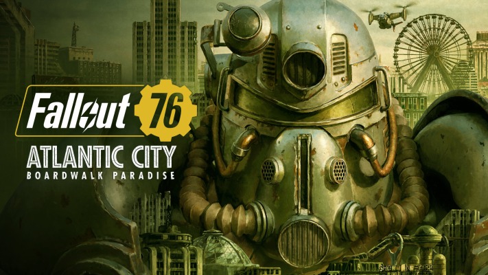 Fallout 76: Atlantic City - Boardwalk Paradise. Desktop wallpaper