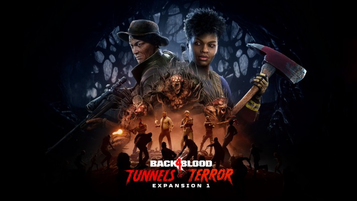 Back 4 Blood - Expansion 1: Tunnels of Terror. Desktop wallpaper