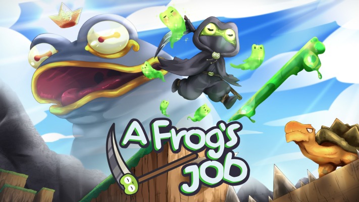Frog's Job, A. Desktop wallpaper