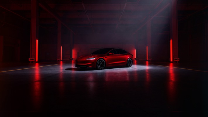 Tesla Model 3 Performance 2025. Desktop wallpaper