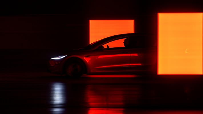 Tesla Model 3 Performance 2025. Desktop wallpaper