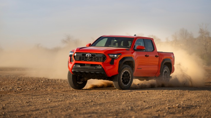 Toyota Tacoma i-Force Max TRD Off-Road 2024. Desktop wallpaper