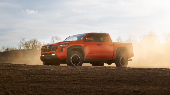 Toyota Tacoma i-Force Max TRD Off-Road 2024. Desktop wallpaper