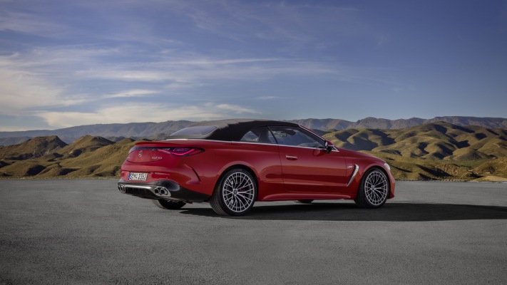 Mercedes-AMG CLE 53 4MATIC+ Cabriolet 2025. Desktop wallpaper