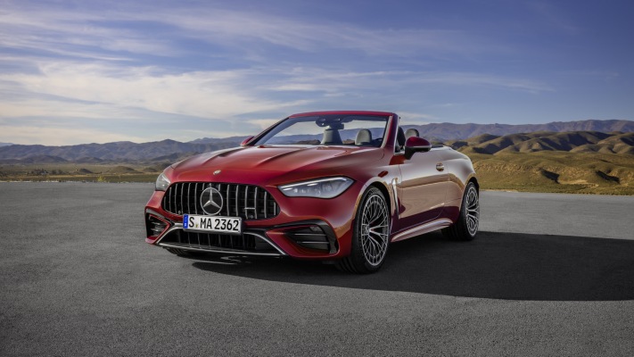 Mercedes-AMG CLE 53 4MATIC+ Cabriolet 2025. Desktop wallpaper