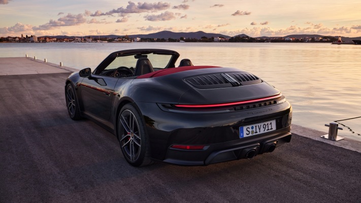 Porsche 911 Carrera GTS Cabriolet 2025. Desktop wallpaper