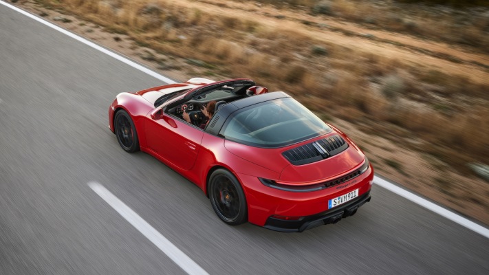 Porsche 911 Targa 4 GTS 2025. Desktop wallpaper