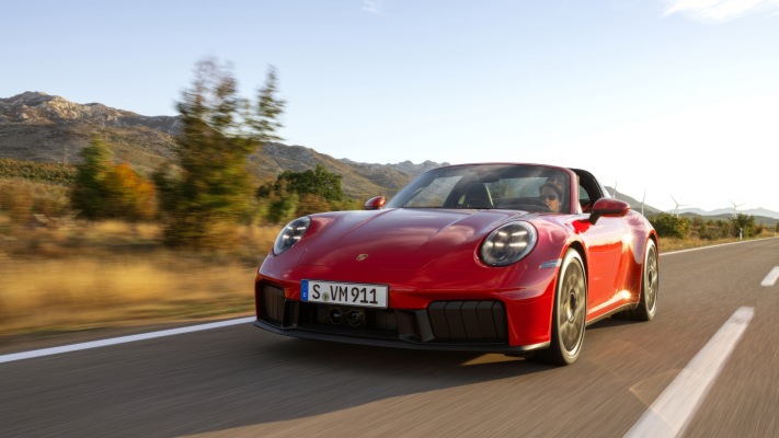 Porsche 911 Targa 4 GTS 2025. Desktop wallpaper