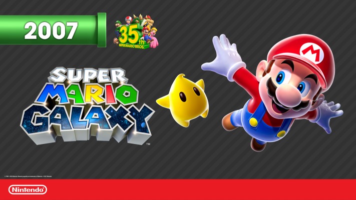 Super Mario Galaxy. Desktop wallpaper