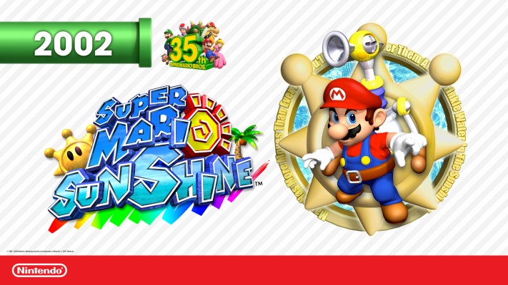 Super Mario Sunshine. Desktop wallpaper