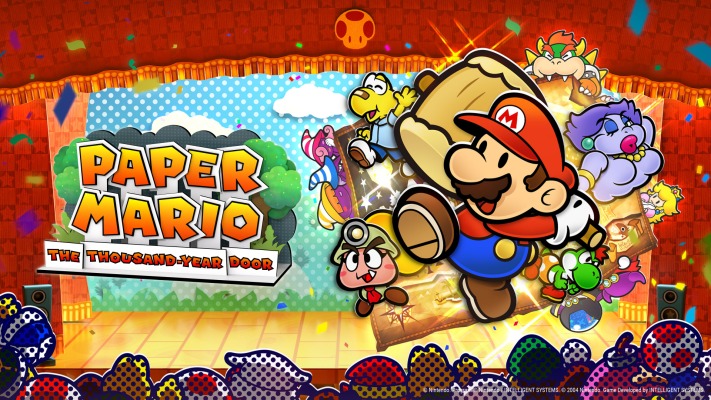 Paper Mario: The Thousand-Year Door. Desktop wallpaper