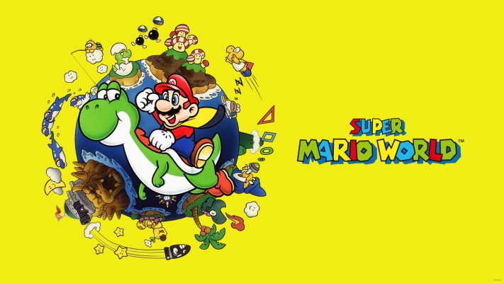 Super Mario World. Desktop wallpaper