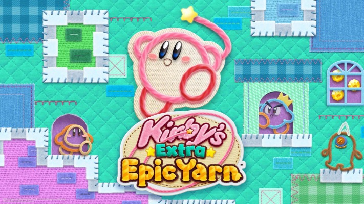 Kirby's Extra Epic Yarn. Desktop wallpaper