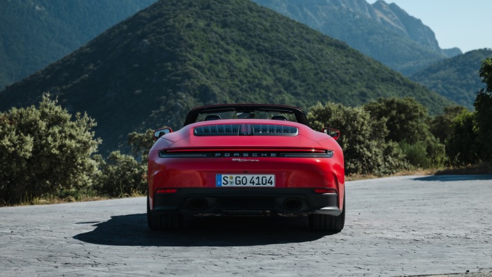 Porsche 911 Carrera Cabriolet 2025. Desktop wallpaper