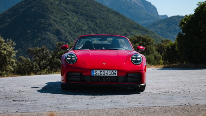 Porsche 911 Carrera Cabriolet 2025. Desktop wallpaper