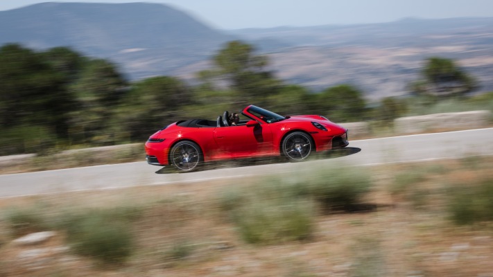 Porsche 911 Carrera Cabriolet 2025. Desktop wallpaper