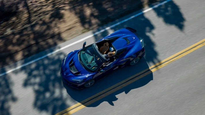 Chevrolet Corvette ZR1 Convertible 2025. Desktop wallpaper