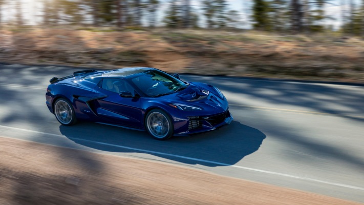 Chevrolet Corvette ZR1 Convertible 2025. Desktop wallpaper