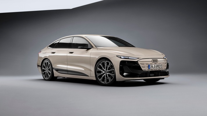 Audi A6 Sportback e-tron 2025. Desktop wallpaper