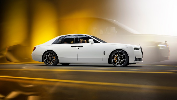 Rolls-Royce Black Badge Ghost Series 2 2025. Desktop wallpaper