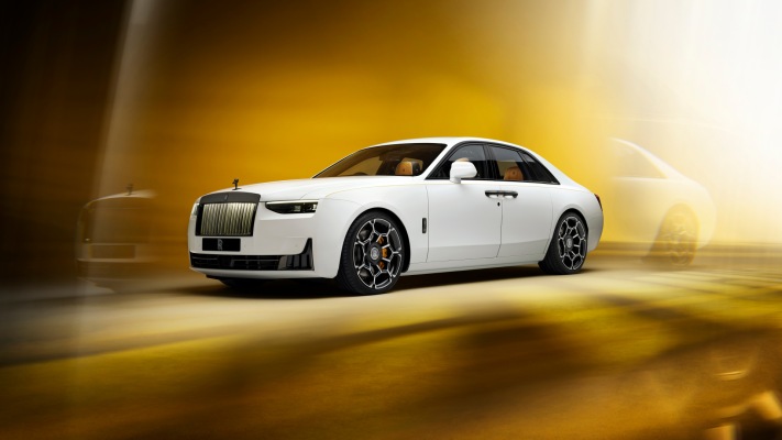 Rolls-Royce Black Badge Ghost Series 2 2025. Desktop wallpaper