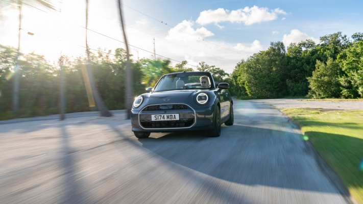 MINI Cooper S Convertible 2025. Desktop wallpaper