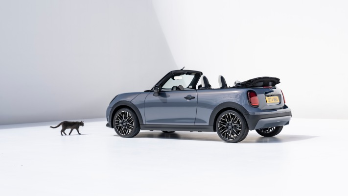 MINI Cooper S Convertible 2025. Desktop wallpaper