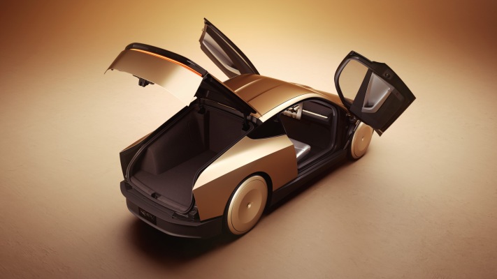 Tesla Robotaxi Concept 2024. Desktop wallpaper