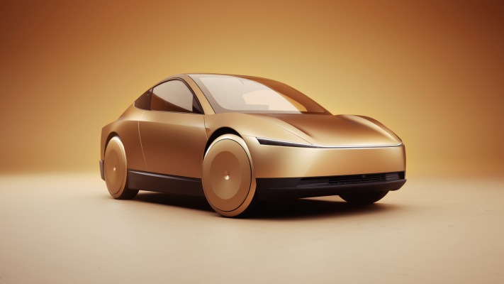 Tesla Robotaxi Concept 2024. Desktop wallpaper