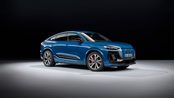 Audi SQ6 Sportback e-tron 2025. Desktop wallpaper