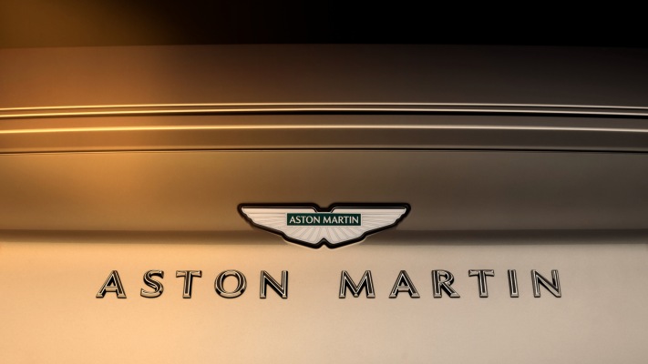 Aston Martin DB12 Goldfinger Edition 2025. Desktop wallpaper