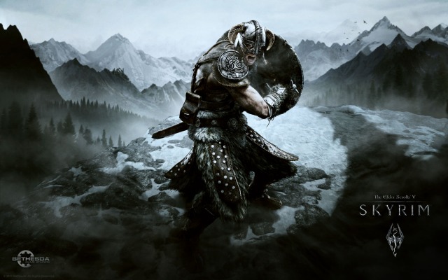 Elder Scrolls 5: Skyrim, The. Desktop wallpaper