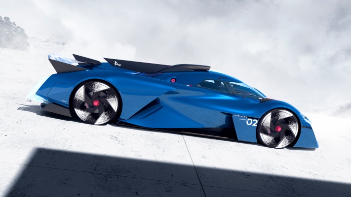 Alpine HY6 Concept 2024. Desktop wallpaper