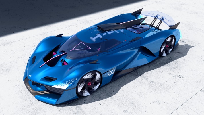 Alpine HY6 Concept 2024. Desktop wallpaper