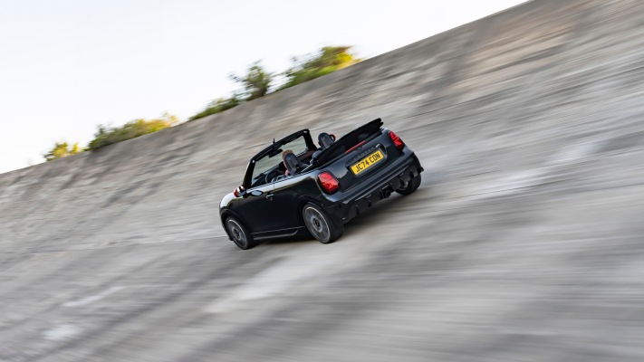 MINI John Cooper Works Convertible 2025. Desktop wallpaper