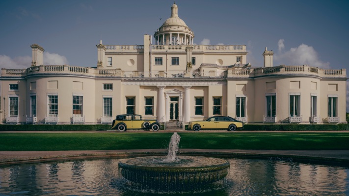 Rolls-Royce Phantom Goldfinger 2024. Desktop wallpaper