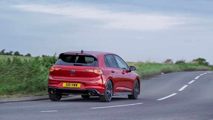 Volkswagen Golf GTI 5-door Clubsport UK Version 2025. Desktop wallpaper