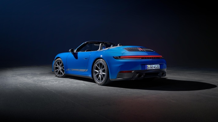 Porsche 911 Carrera T Cabriolet 2025. Desktop wallpaper