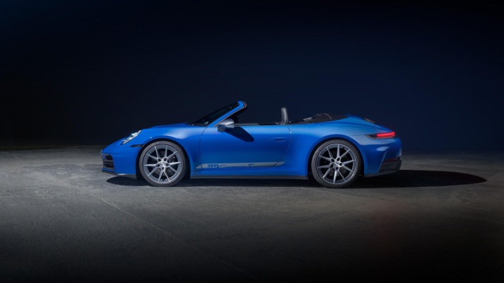 Porsche 911 Carrera T Cabriolet 2025. Desktop wallpaper