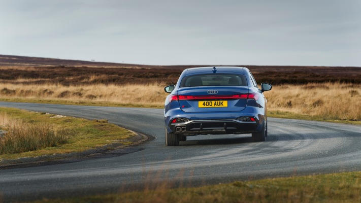 Audi A5 Saloon Launch Edition UK Version 2025. Desktop wallpaper