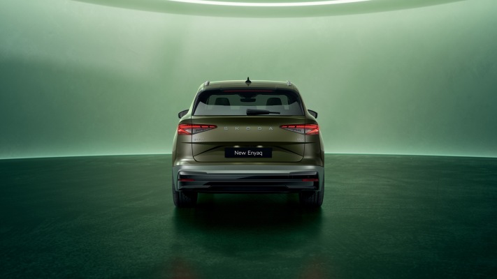 Skoda Enyaq 2025. Desktop wallpaper