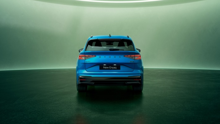 Skoda Enyaq Sportline 2025. Desktop wallpaper