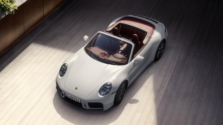 Porsche 911 Carrera S Cabriolet 2025. Desktop wallpaper