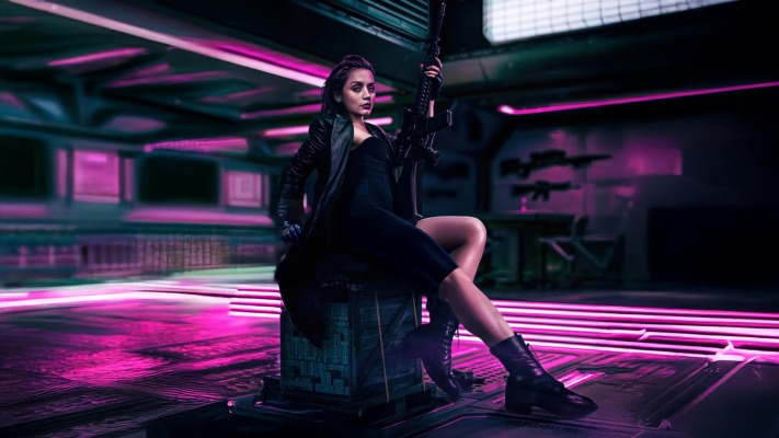 Ballerina (2025). Desktop wallpaper