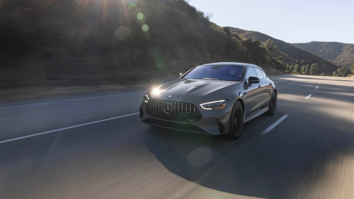 Mercedes-AMG GT 63 S E Performance 4-Door USA Version 2025. Desktop wallpaper