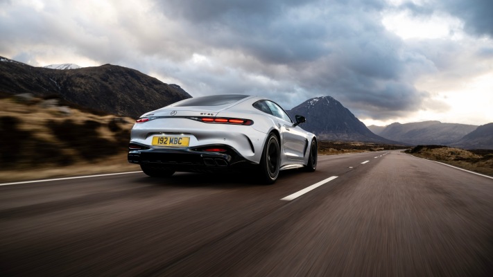 Mercedes-AMG GT 63 UK Version 2024. Desktop wallpaper