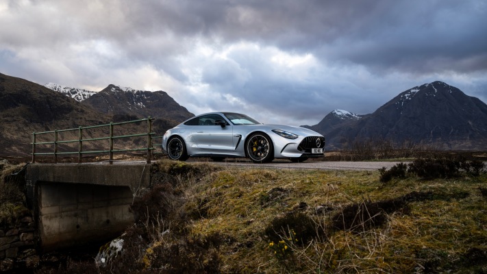 Mercedes-AMG GT 63 UK Version 2024. Desktop wallpaper