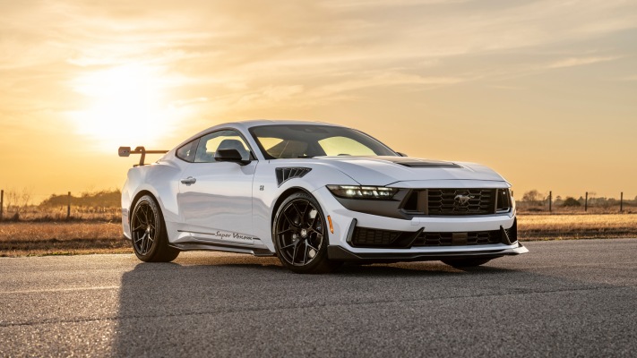 Hennessey Super Venom Mustang Dark Horse 2025. Desktop wallpaper