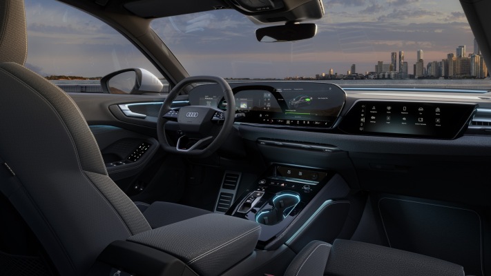 Audi A5 Sedan e-hybrid quattro 2025. Desktop wallpaper