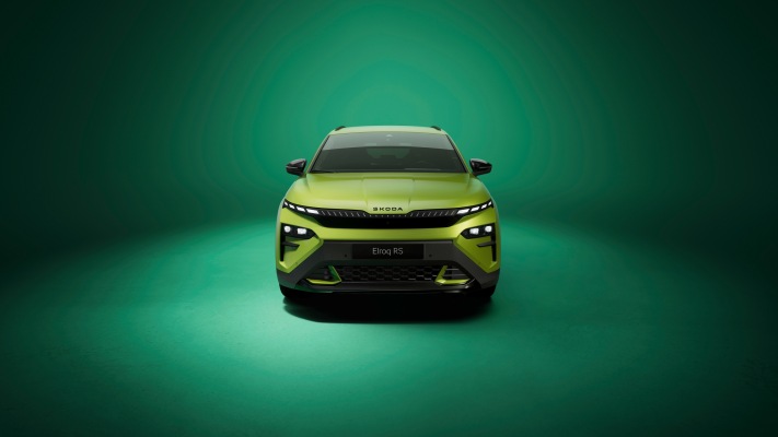 Skoda Elroq RS 2026. Desktop wallpaper